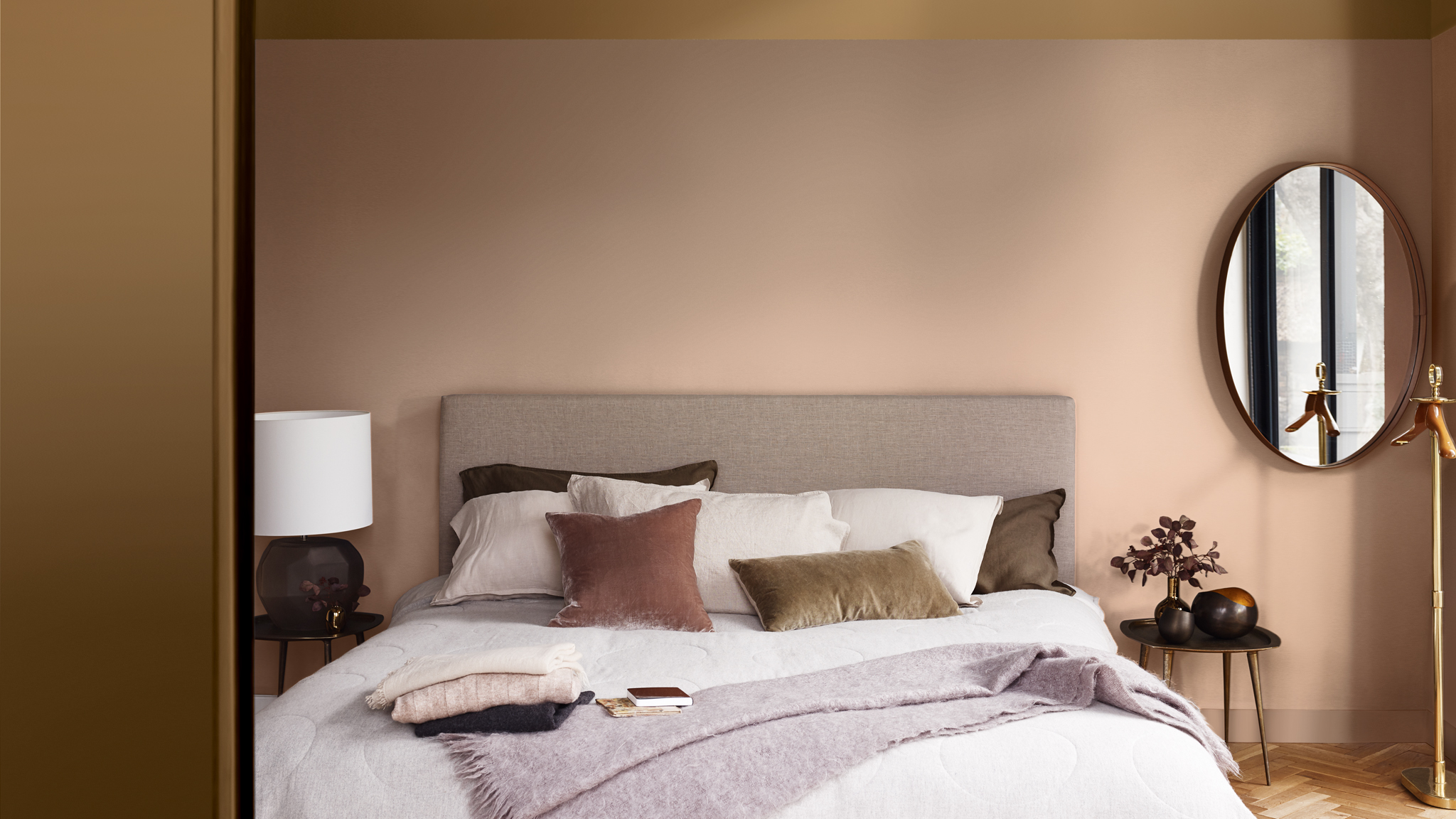療癒的色組在臥室的應用 Dulux-顏色未來趨勢-2019 年度色-思考空間-臥室-靈感-台灣-36